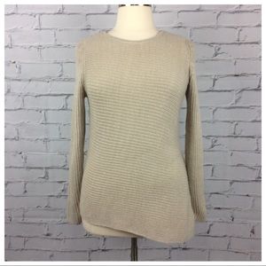 Apt.9 Textured Asymmetrical Tunic Sweater, Size L